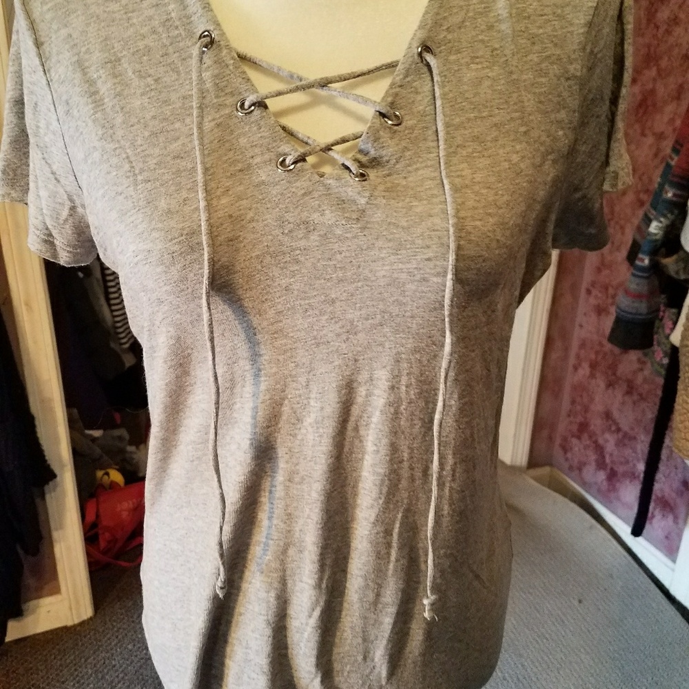 Michael Kors lace-up tee